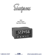 Simpson S661 Operation Manual