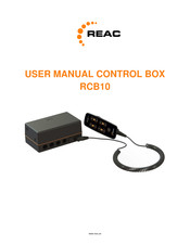 REAC RCB10 User Manual