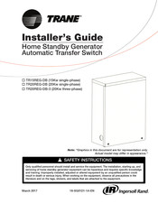 Ingersoll Rand Trane TR15REG-DB Installer's Manual