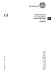 IFM Electronic Ecomat 300 AC2625 Device Manual