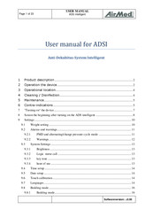 AirMed PLUS ADS Intelligent User Manual