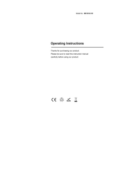 Grandbeing MX1616-310 Operating Instructions Manual