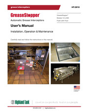 Highland Tank GreaseStopper 800 User Manual