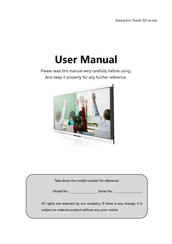 U-Touch UT-TVI65H User Manual