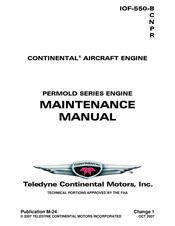 Continental Refrigerator Permold IOF-550-B Maintenance Manual
