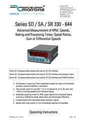 Motrona SA 644 Operating Instructions Manual