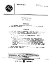 GE 12IAC8OL Instructions Manual