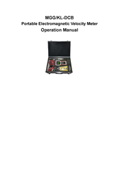 Kailiu Instrument MGG/KL-DCB Operation Manual