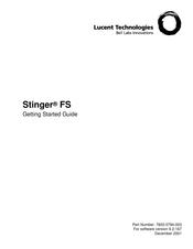 Lucent Technologies Stinger FS Getting Started Manual