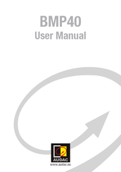 Audac BMP40 User Manual