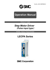 SMC Networks LECPAN Series Operation Manual