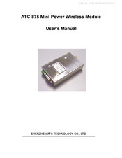 ATC ATC-875 User Manual