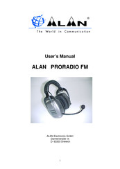 ALAN Electronics PRORADIO FM User Manual