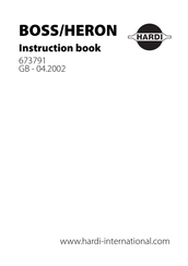 Hardi Boss Series Instruction Book