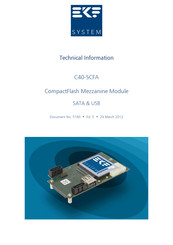 EKF C40-SCFA Technical Information