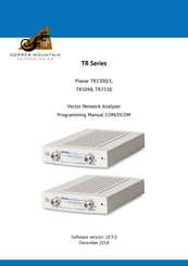 Copper Mountain Technologies TR Series Programming Manual
