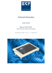 EKF C42-SATA Technical Information