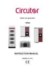 Circutor SVGm-4WF-100C-400 Instruction Manual