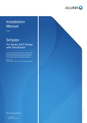 Aquatec Simplex Installation Manual