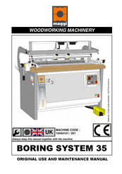 Maggi BORING SYSTEM 35 Original Use And Maintenance Manual