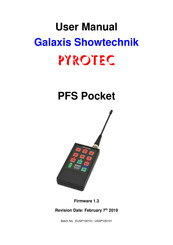 GALAXIS SHOWTECHNIK PYROTEC PFS Pocket User Manual