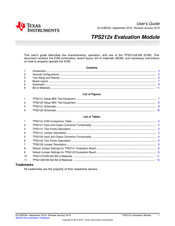 Texas Instruments TPS2121EVM User Manual