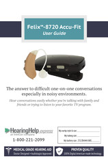 IntriCon HearingHelp Express Felix-8720 Accu-Fit User Manual