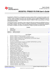 Texas Instruments BOOSTXL-TPS652170 User Manual