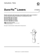 Graco Dura-Flo 900 Instructions - Parts Manual