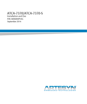 Artesyn Embedded Technology ATCA-7370 Installation And Use Manual