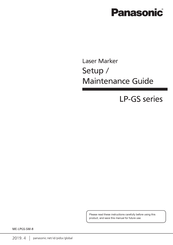 Panasonic LP-GS Series Setup & Maintenance Manual