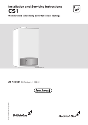Benchmark CS1 Installation And Servicing Instructions