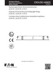 Eaton Crouse-Hinds eLLB 20018/18 Operating Instructions Manual