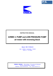 Kremlin-Rexson AIRMIX Instruction Manual