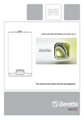 Beretta Exclusive Green HE Series Installer And User Manual