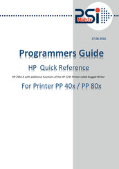 PSI Matrix PP 803 Programmer's Manual