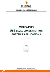 Solvimus MBUS-PU3 User Manual
