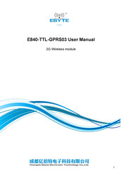 Ebyte E840-TTL-GPRS03 User Manual