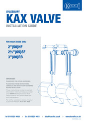 KERAFLO AYLESBURY KAX Installation Manual