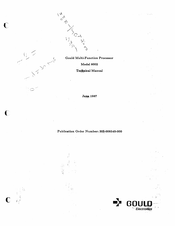 Gould 8002 Technical Manual