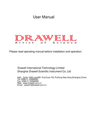 Drawell MDF-40V50 User Manual