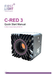 First Light C-RED 3 Quick Start Manual