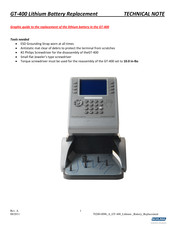 Schlage HandPunch GT-400 Technical Note