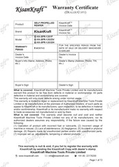 KISANKRAFT KK-SPR-1202DV Operation Manual