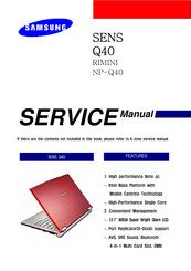 Samsung SENS Q40 Service Manual