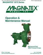 Magnatex 3575XL Operation & Maintenance Manual