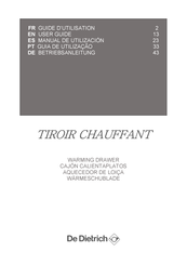 DeDietrich TIROIR CHAUFFANT DWD7400 User Manual