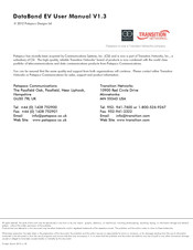 Transition Networks DataBand EV User Manual