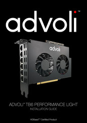 Advoli TB6 Standard Nstallation Manual
