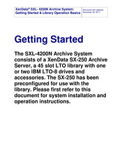 XenData SX-250 Getting Started